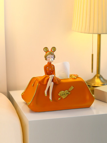 YIKS轻奢高档多功能纸巾盒摆件