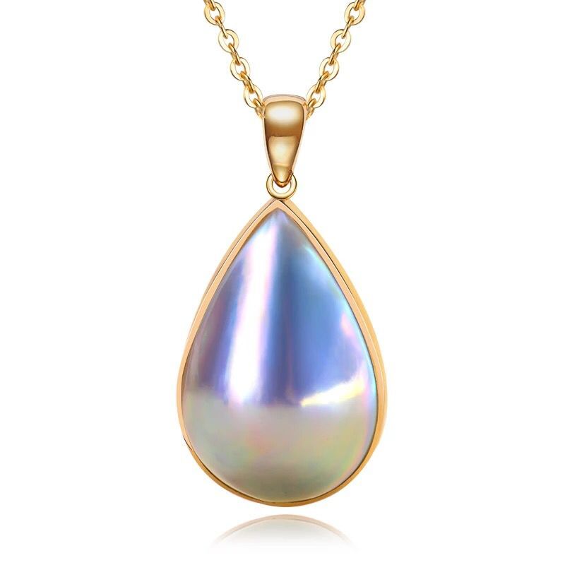 ˮ֮ÀáÖ鱦ÌìÈ»º£Ë®ÕäÖé18k½ðÈÕ±¾Âí±´ÕäÖéÏîÁ´µõ×¹ËÍÅ®ÓÑÐÇ¿ÕÀ¶