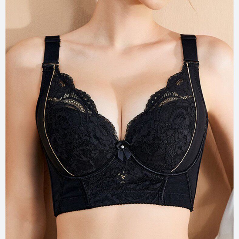 尚美幺美幺容院调整型短文胸八排扣加宽美背大胸大码内衣FSM峰