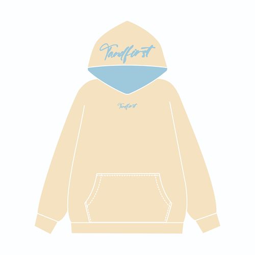 HandSeven秋冬重磅设计感字母刺绣连帽衫小众宽松显瘦卫衣情侣款