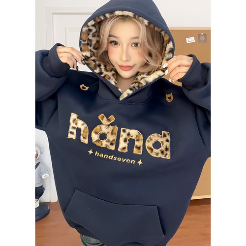 HandSeven秋冬宽松情侣长袖上衣