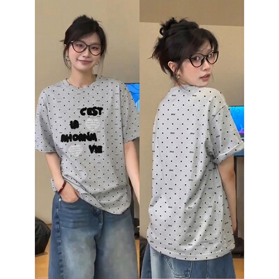 HandSeven短袖美式男女刺绣T恤