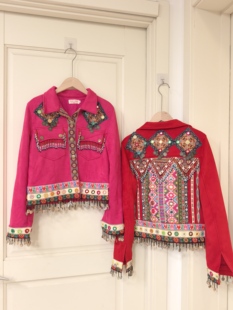 夏萨珑 多巴胺泰国摩洛哥印度埃及尼泊尔阿拉伯手工流苏仙女外套