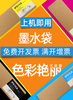 DAT适用爱普生IP01墨袋Epson PX-S884 PX-M884F PX-S885 PX-M885F打印机墨盒IP01KB墨水袋IP01CB M Y墨袋含芯