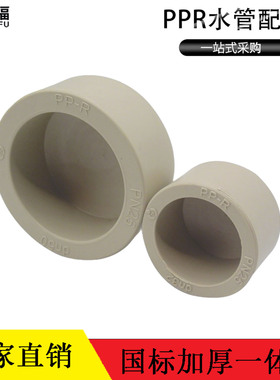 20 25 32 40 50 63 75 90 110mmPPR热熔给水管 堵头 管帽堵帽配件