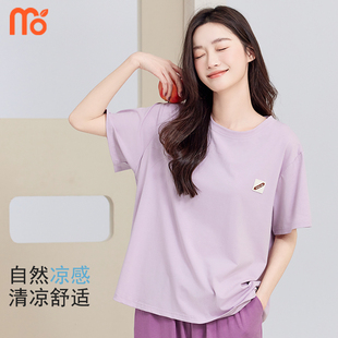 新款 女款 睡衣女夏季 纯棉短袖 全棉甜美可爱休闲大码 夏天家居服套装