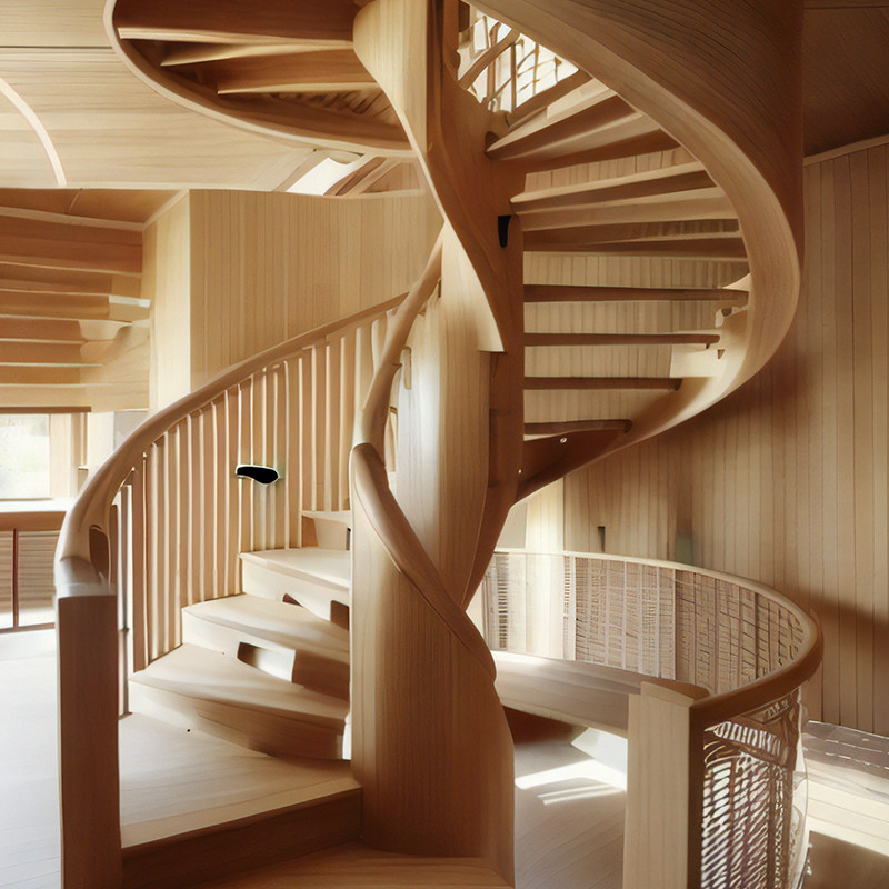 旋转楼梯复式楼室内楼梯家用跃层楼梯圆形整体定制成都设计定制
