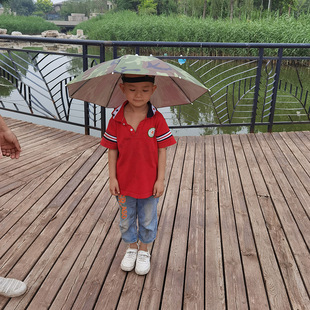 钓鱼伞帽 防晒帽子帽伞 雨伞 遮阳伞 方便户外渔具用品