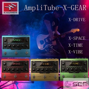 IK AmpliTube X-GEAR电吉他电贝斯失真调制延迟混响单块效果器