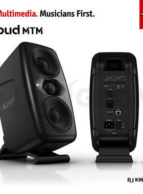 IK Multimedia iLoud MTM录音室3寸桌面紧凑音响有源监听音箱送包