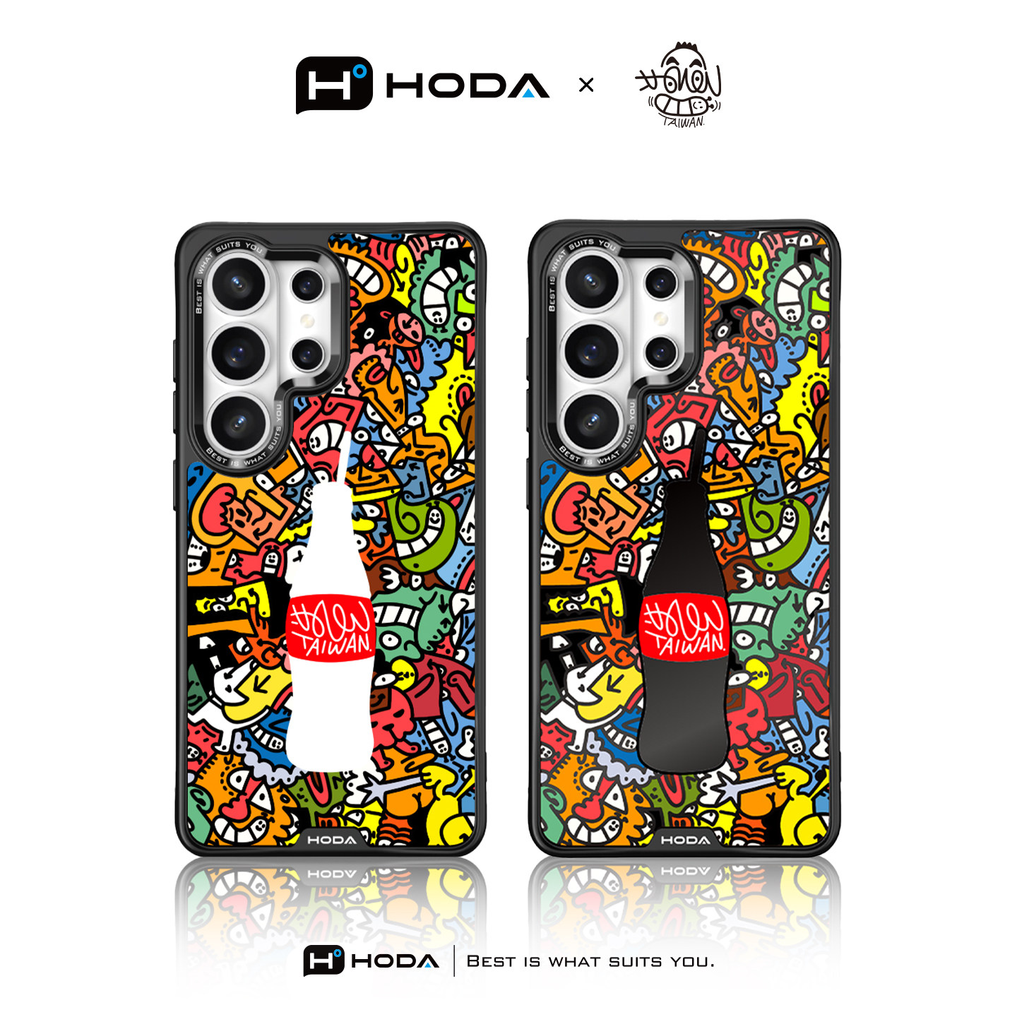 HODA好贴【可乐派对】适用三星S26Ultra手机壳磁吸高级感新款浮雕独特保护套GalaxyS25Ultra全包防摔外壳男女