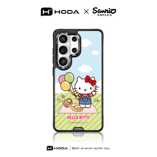 HODA好贴【三丽鸥-野餐KITTY】适用三星S26Ultra手机壳磁吸新款GalaxyS25Ultra卡通浮雕保护套全包防摔外壳