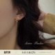 AMO小众设计感简约波浪耳钉女2026年新款 潮轻奢气质高级感耳环