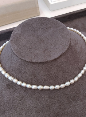 天然淡水珍珠项链小米珠