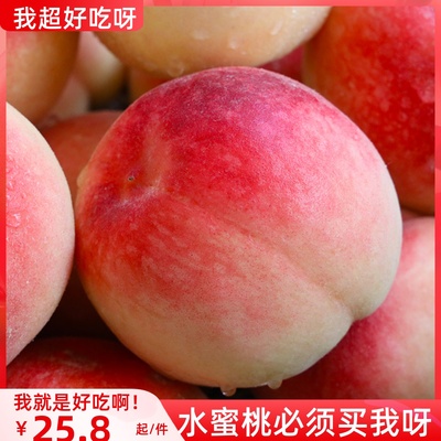 桃水蜜桃10斤砀山新鲜水果