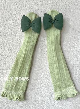 婴儿长筒袜过膝夏季薄款透气不勒腿长袜子3个月女宝宝可爱防蚊袜