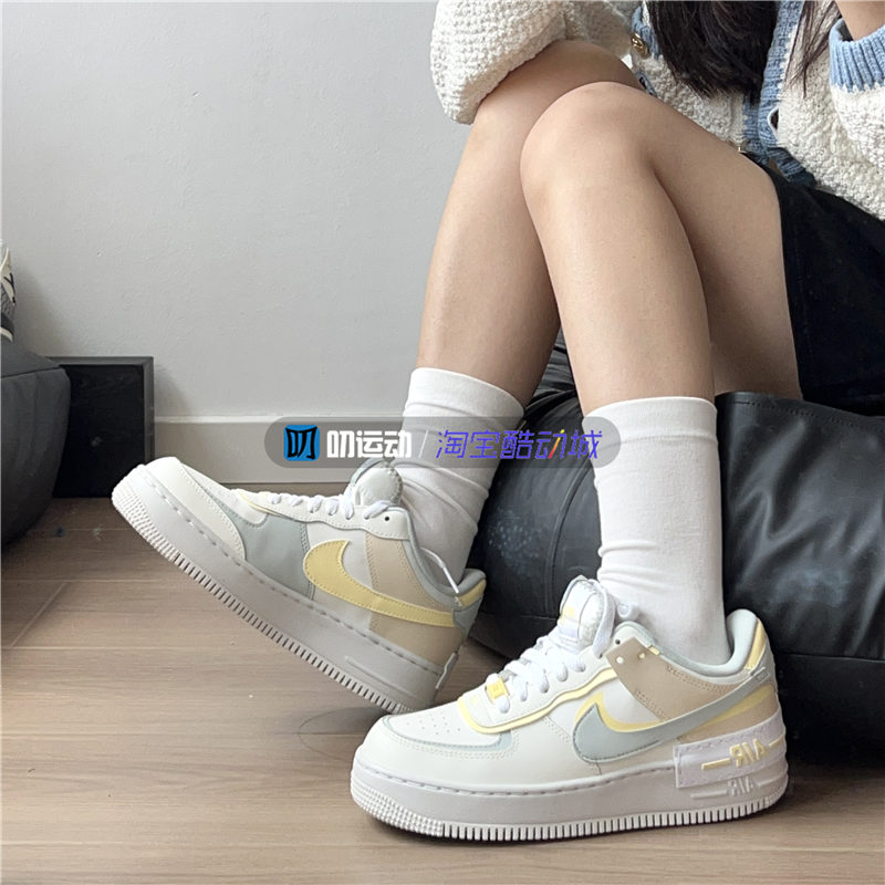 Nike耐克正品AF1 SHADOW双钩空军一号增高DR7883女低帮板鞋CI0919 运动鞋new 板鞋 原图主图