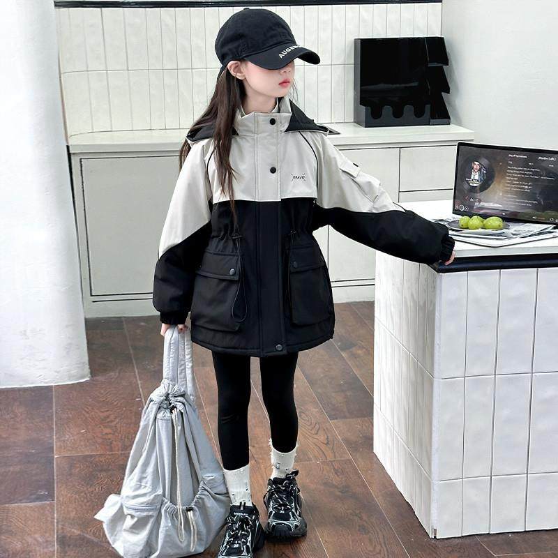 女童外套春秋款2025新款女大童早春冲锋衣儿童春装洋气收腰派克服,童装/婴儿装/亲子装,普通外套,淘宝优惠券,粉丝福利购,淘宝优惠卷