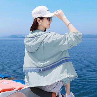 高端品牌防晒衣女2026新款女款夏季薄款防晒服宽松短款早秋薄外套