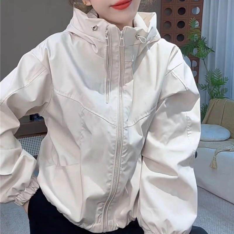 冲锋衣外套女加棉加厚秋冬新款2025宽松高级感小个子连帽夹克上衣,女装/女士精品,短外套,淘宝优惠券,粉丝福利购,淘宝优惠卷