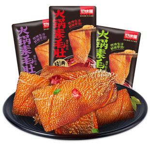 好味屋即食火锅素毛肚魔芋爽素毛肚麻辣小零食便宜一整箱休闲小吃