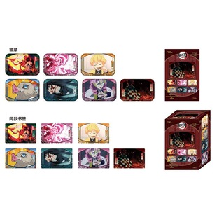 正版官谷鬼灭之刃方形可爱动漫二次元吧唧谷子徽章盲盒周边礼物