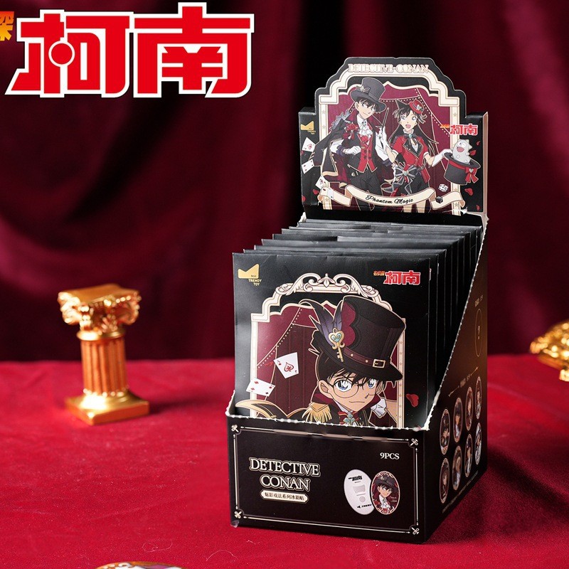 正版官谷名侦探柯南魅影戏法系列冰箱贴动漫周边装饰谷子收藏摆件