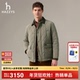 商场同款 Hazzys哈吉斯男士 绗缝棉服2025冬季 新款 巴恩风外套潮