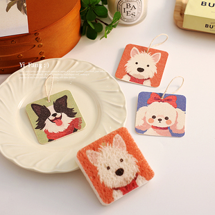 卡通木桨洗碗棉海绵百洁布厨房专用加厚木浆海绵洗碗神器木浆棉