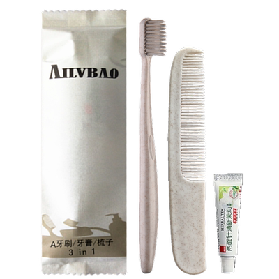 软毛宾馆一次性牙刷牙膏