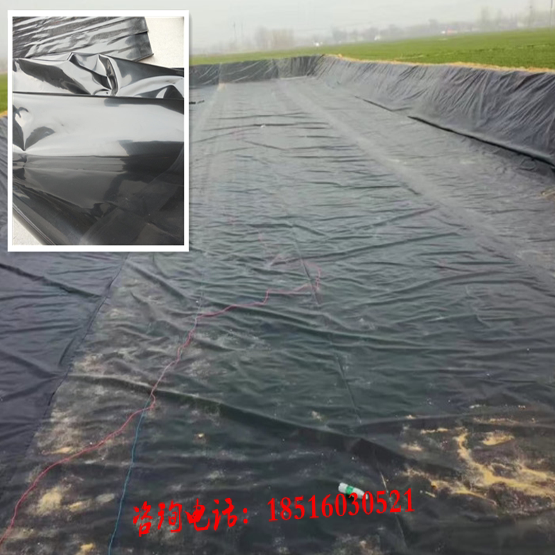 屋顶花园阳台种菜防穿刺防水土工膜上海现货鱼塘沼气池河道地基用