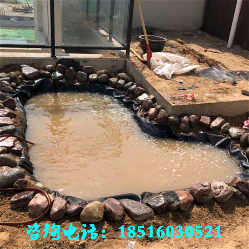 泥鳅黄鳝养殖池塘隔水防逃内衬hdpe土工膜路基隔水稳固蓄水池设计