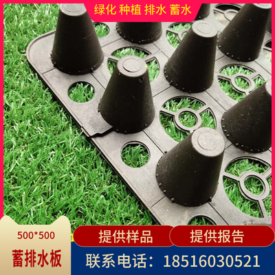 塑料排水板屋顶阳台种菜滤水板保湿土工布小区园艺建筑绿化疏水板