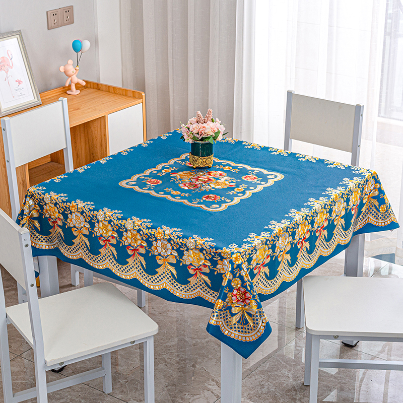 欧式 轻奢桌布防水防烫免洗pvc餐桌布正方形布艺茶几布台布高级感,居家布艺,桌布,淘宝优惠券,粉丝福利购,淘宝优惠卷