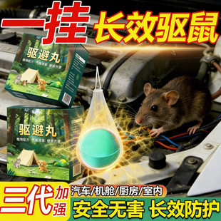 2026新款汽车发动机舱强力驱鼠神器驱赶防大老鼠薄荷油专用樟脑丸