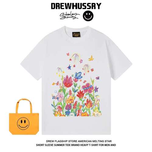 DREW卡通和蔼小动物短袖纯棉T恤