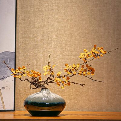 新中式景德镇陶瓷花瓶摆件客厅玄关电视柜花架禅意插花家居装饰品