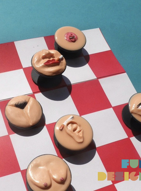 泰国设计师手作 恶搞风趣18禁 创意趣味气囊伸缩手机支架 情侣