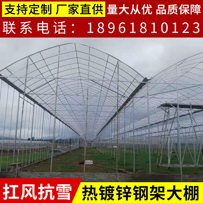 河南安徽浙江上海温室连体大棚厂蔬菜花卉大棚骨架连栋外遮阳大棚