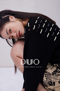 DUO智仙生 香nai尔风格复古编织小毛衣