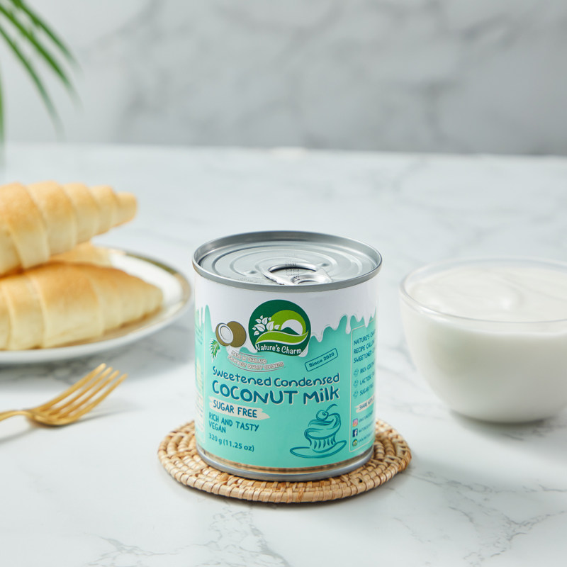 Nature's Charm椰子甜炼乳纯素炼奶无麸质椰奶烘焙饮料