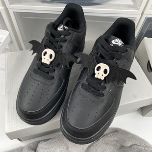 适配空军一号改造diy配件个性骨头翅膀配饰AF1花朵鞋带扣装饰鞋花