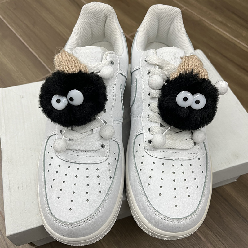 空军一号毛球煤球鞋扣配饰