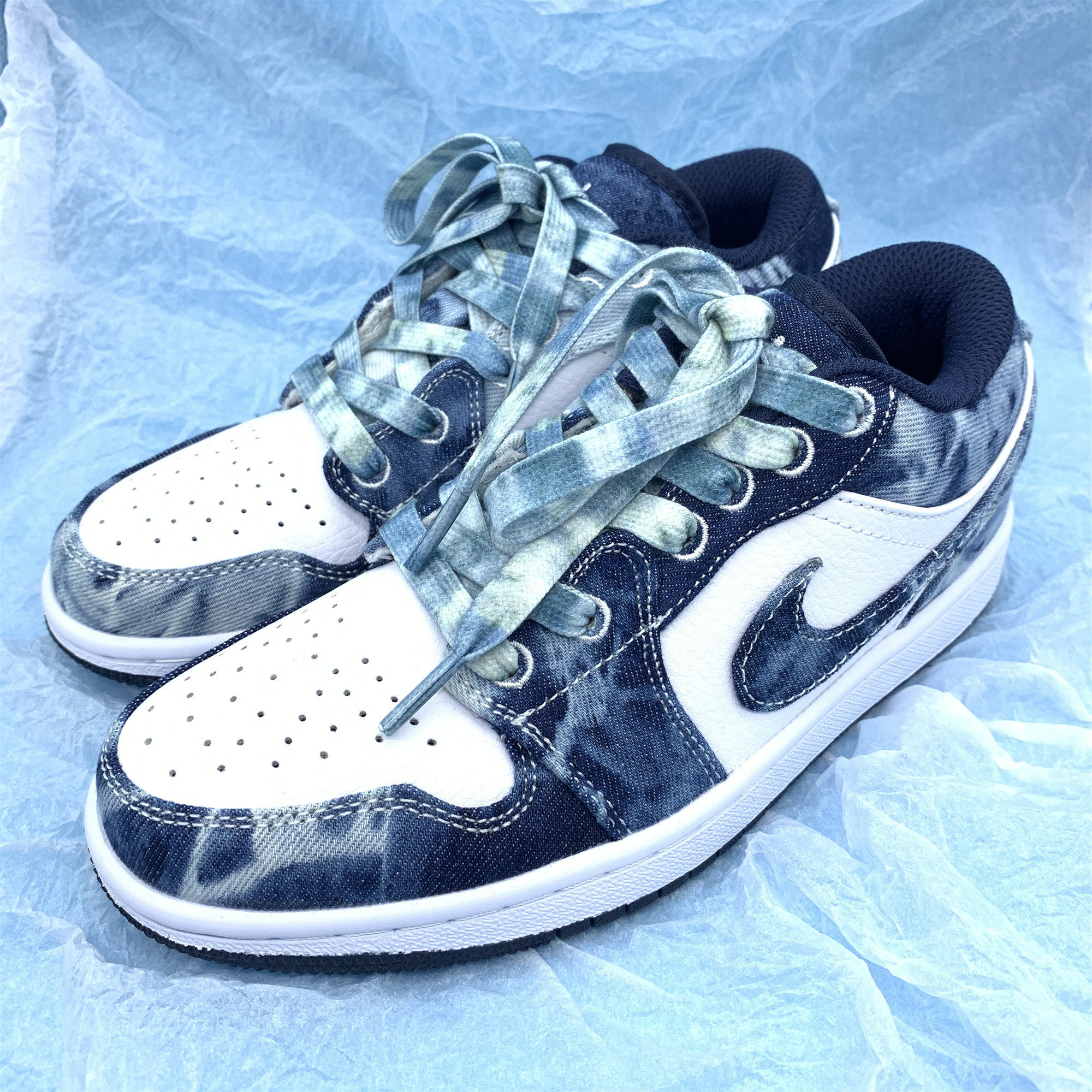 空军一号配饰鞋带aj水洗丹宁鞋绳
