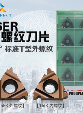 普斯特 30°T型外螺纹刀片 16ER 2.0/3.0TR P7320