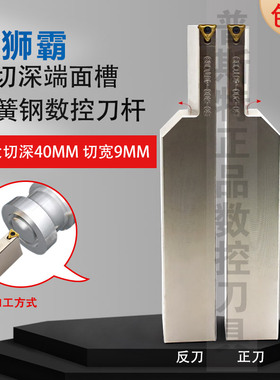 悍狮霸大切深端面槽刀杆STFCR2020/2525K30/50-200-20/40TC09