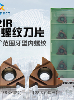 普斯特 55°/60°范围牙型螺纹刀片 22IR/ER  N55/N60  P7320
