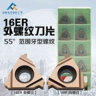AG55 16ER P7320 55°范围牙型外螺纹刀片 普斯特