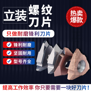 VER材质7320 22VER P6320正反不锈钢钢件通 螺纹刀片16 普斯特立装