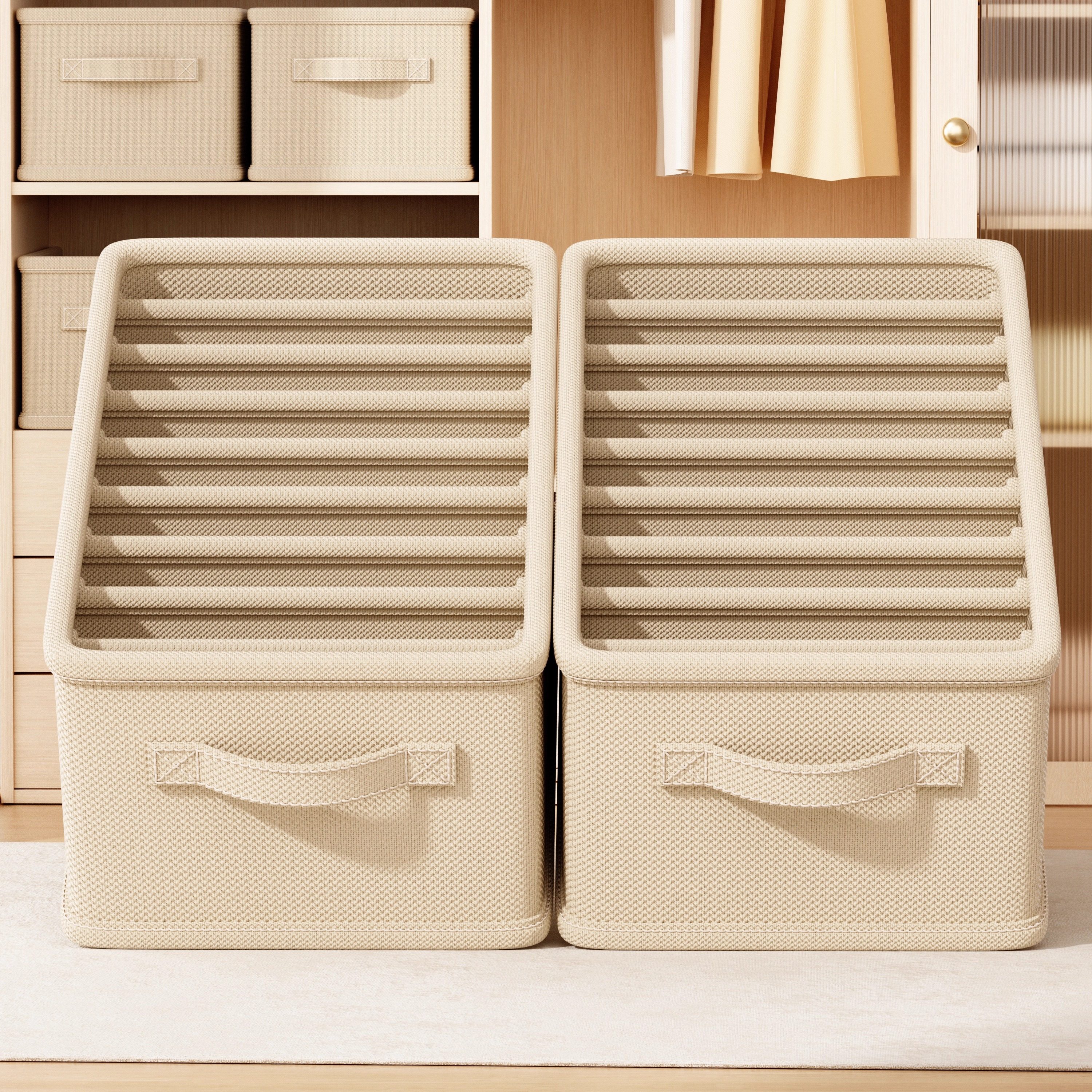 衣服裤子收纳盒衣物收纳箱家用衣橱分层储物整理盒衣柜收纳神器,收纳整理,包包收纳盒/箱,淘宝优惠券,粉丝福利购,淘宝优惠卷